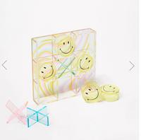 Lucite Tic Tac Toe Smiley