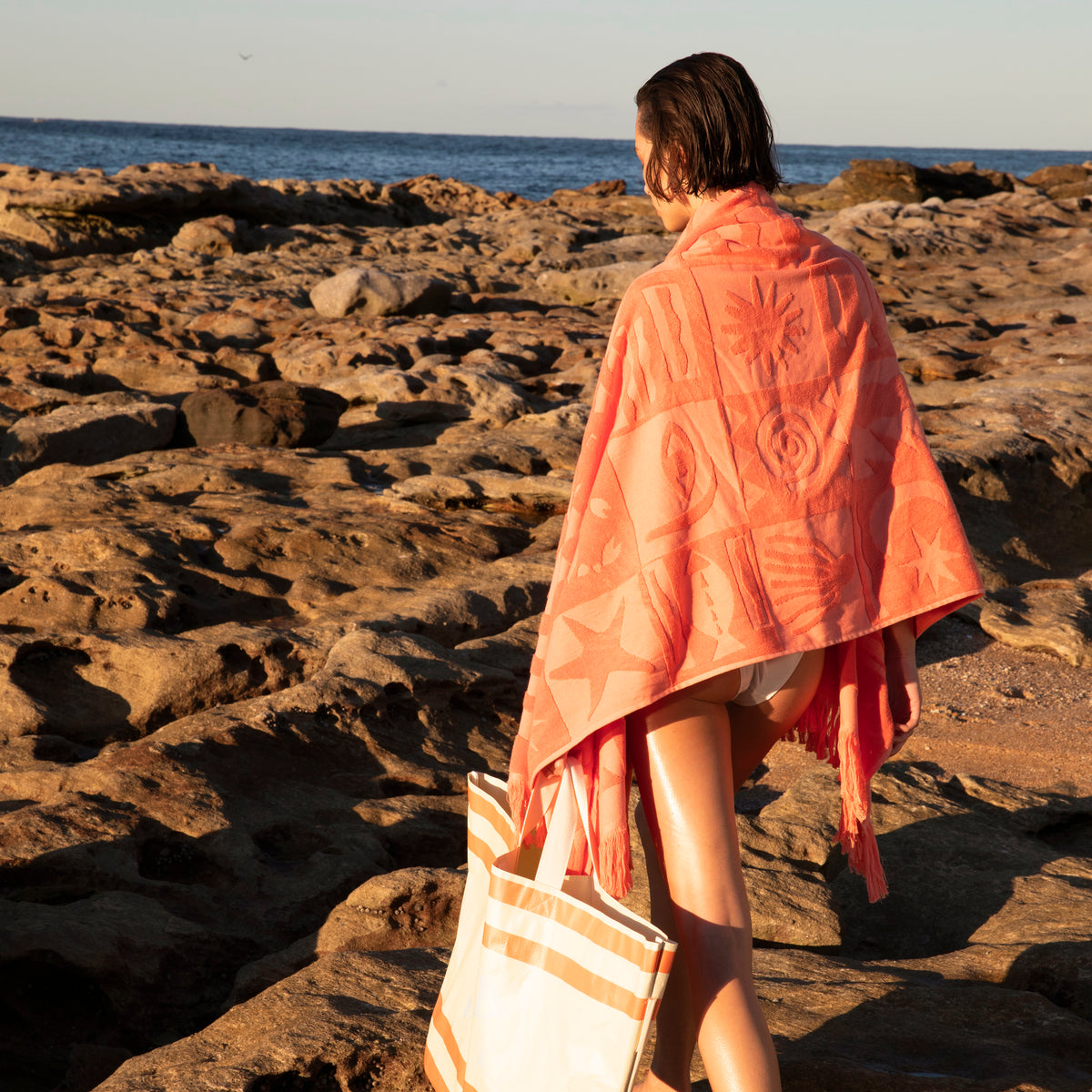 Luxe Towel De Playa Coral