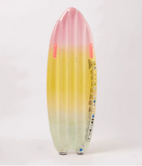 Inflatable Ride With Me Surfboard float Rainbow Ombre