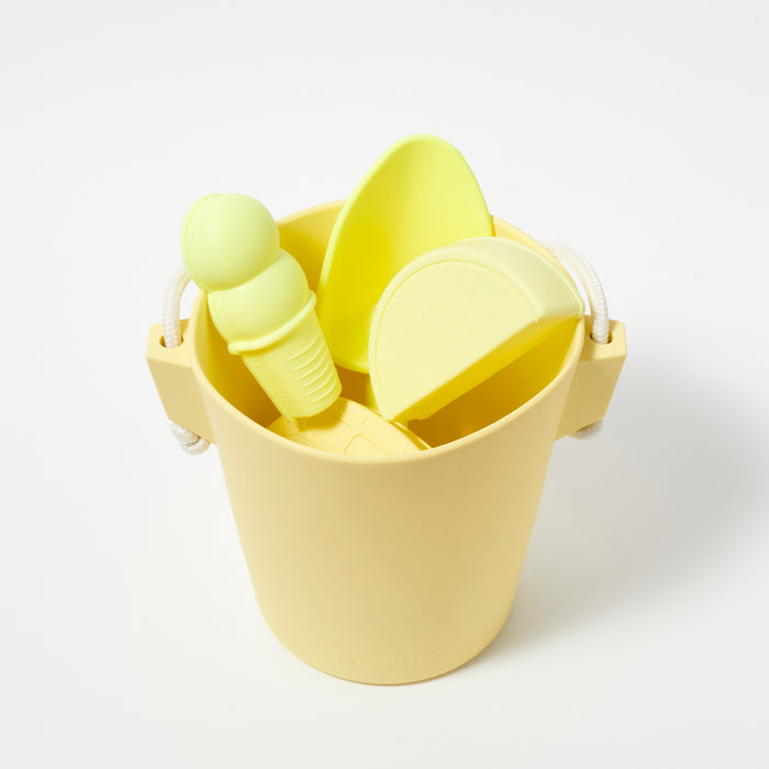 Sillicone Bucket & Spade Set Citrus